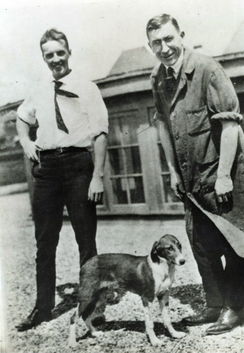 Frederick Banting (right) and Charles Best, who co-discovered insulin in 1921; Banting's November 14 birthday is the commonly cited reason for World Diabetes Day's date, a separate observance from American Diabetes Month
