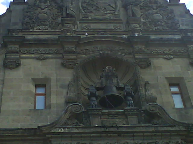 The original Bell of Dolores, moved from Hidalgo's parish church to Mexico City's National Palace, where the president rings it each September 15